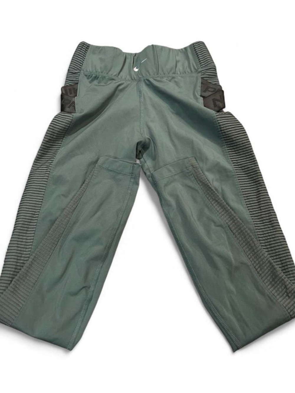 Women’s Aerodapt Nike Olive Green Side-Rib Athletic Leggings